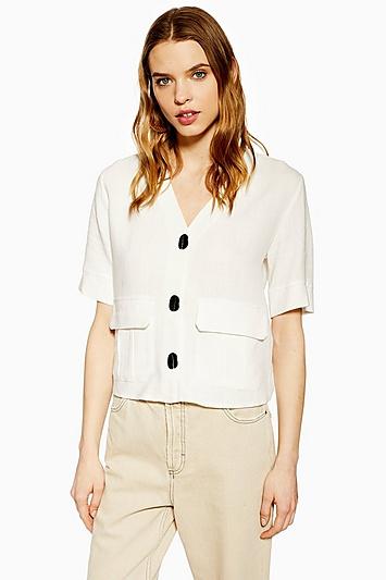 Topshop Button Down Top