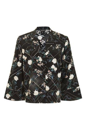 Topshop Eastern Style Bloom Pyjama Shirt
