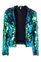 Topshop Circle Sequin Embellished Jacket