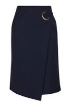 Topshop Wrap Midi Skirt