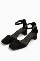 Topshop Jay Square Toe Block Shoes