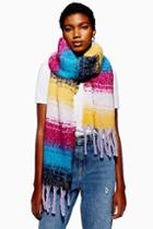 Topshop Heavy Stripe Scarf