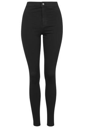 Topshop Tall Black Joni Jeans
