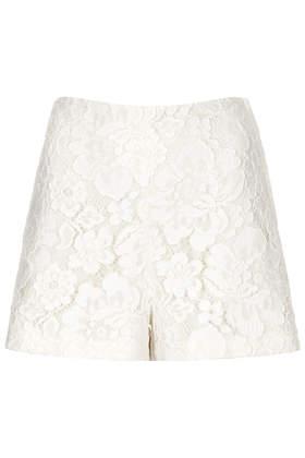Topshop Corded Lace Shorts