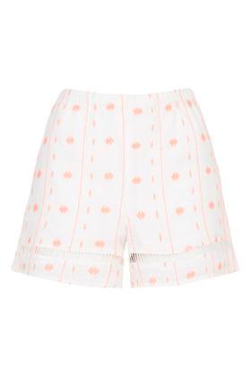 Topshop All-over Embroidered Shorts
