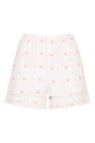 Topshop All-over Embroidered Shorts