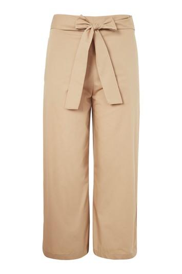 Topshop Poplin Bow Trousers
