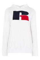 Topshop Eagle Crew Neck Hoodie By Russell Athletic