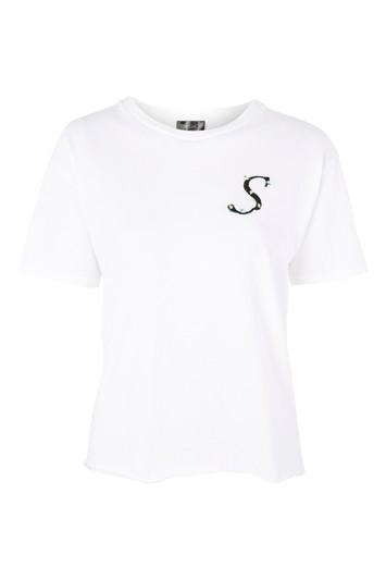 Topshop 's' Initial T-shirt