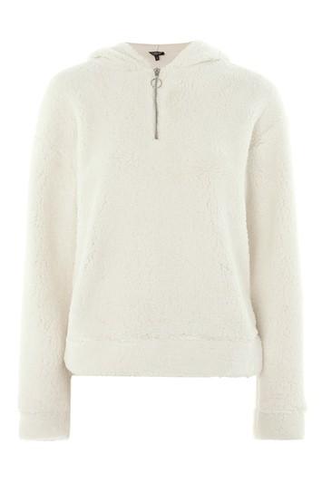 Topshop Sherpa Hoodie