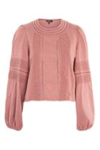 Topshop Trim Balloon Sleeve T-shirt