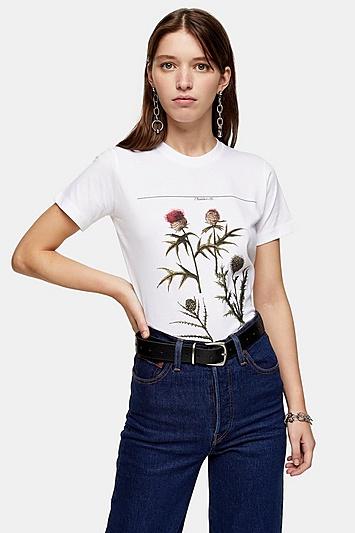 Topshop White Thistle T-shirt
