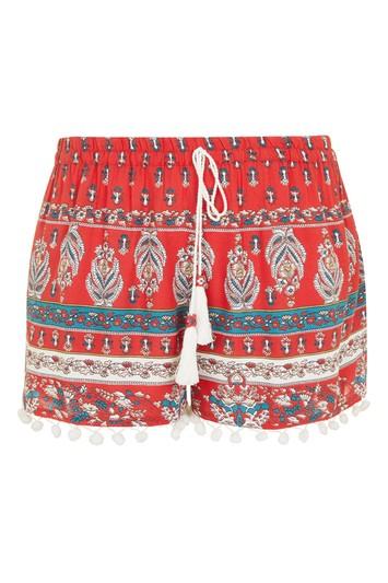Topshop Pom Pom Trim Shorts By Band Of Gypsies