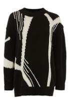 Topshop Abstract Print Oversized Jumper