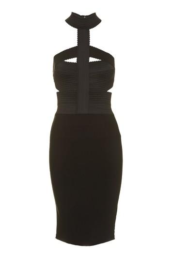 Topshop Elastic High Neck Dress