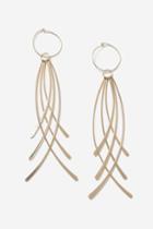 Topshop Curved Stick Drop Earrings