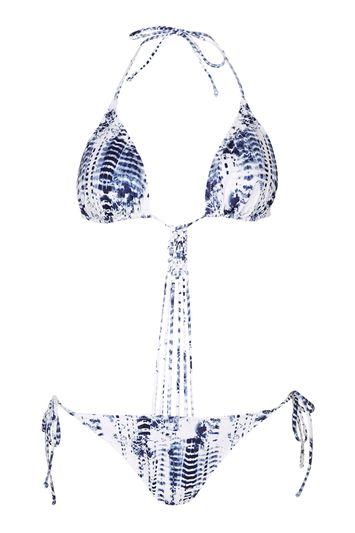 Topshop Tall Tie Dye Swimsuit