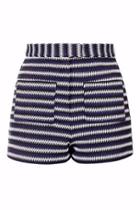 Topshop Stripe High-waisted Shorts