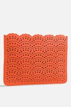 *faux Leather Laser Cut Bag By Koko Couture