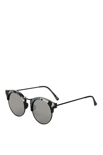 Topshop Round Clubmaster Sunglasses