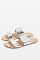 Topshop Metallic Sandals