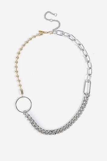 Topshop *multi Chain Chunky Necklace