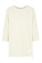 Topshop *rip And Repair Denim T-shirt Dress By Waven