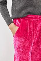 Topshop Crushed Velvet Trousers By Boutique