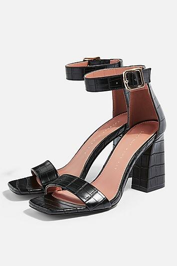 Topshop *wide Fit Suki Two Part Sandals