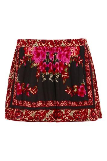 Topshop Rose Mix Print Shorts By Band Of Gypsies