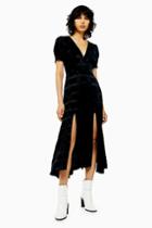 Topshop Self Check Smock Dress