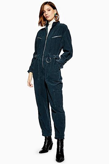 Topshop Corduroy Boilersuit