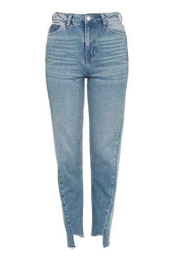 Topshop Moto Seam Detail Mom Jeans