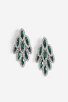 Topshop *stoned Multirow Drop Earrings