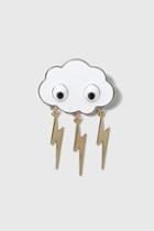 Topshop Cloud Eye Enamel Brooch