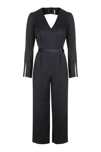 Topshop Satin Jumpsuit