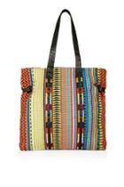 Topshop Bright Weave Shopper Bag