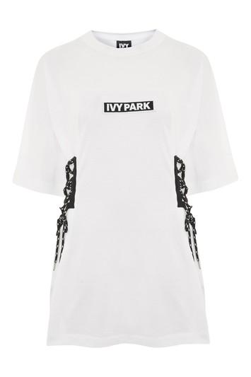 Topshop Ribbon T-shirt Dress By Ivy Park