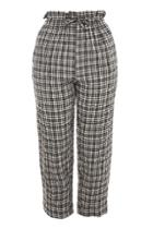 Topshop Petite Checked Waist Trousers