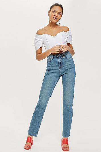 Topshop Authentic Straight Leg Jeans