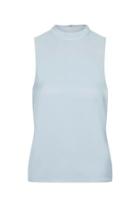 Topshop Sleeveless Drape Back Top