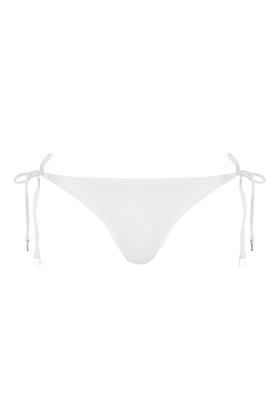 Topshop White Tie Side Bikini Bottoms