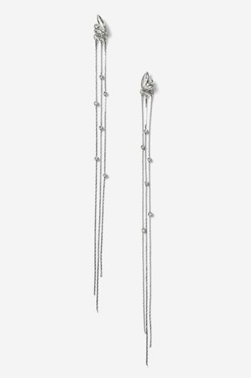 Topshop Maxi Chain Tassel Earrings
