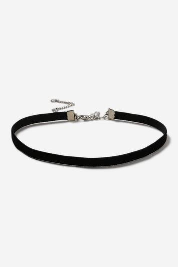 Topshop Skinny Velvet Choker Necklace