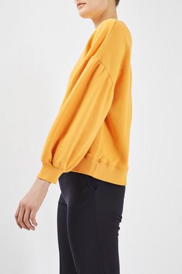Topshop Balloon Sleeve Sweat Top By Boutique
