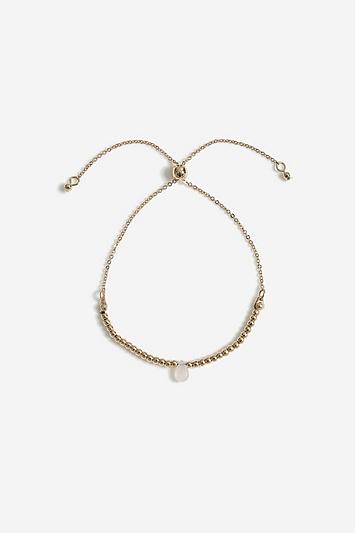 Topshop *healing Rose Quartz Stone Bracelet