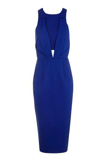 Topshop Structured Strappy Dress