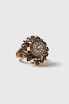 Topshop Filigree Locket Ring