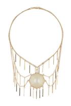 Topshop Stone And Stick Multi-row Necklace