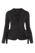 Topshop Peplum Fitted Jacket